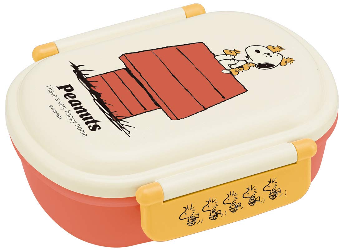 

Skater Antibacterial Fluffy Bento Box 360ml Peanuts Retro Snoopy Made in Japan Children s Ag+ QAF2BAAG-A