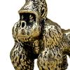 Miniature Gorilla Sculpture, Mini Orangutan Figurine, Party Favors Simple Crafts Metal