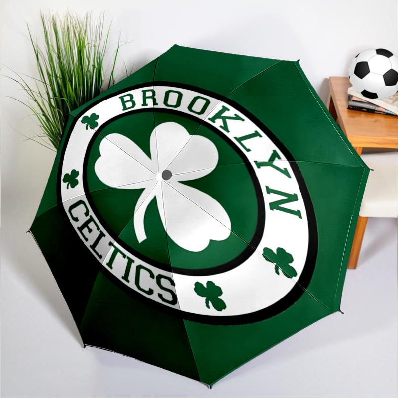 Boston Sports Icons Umbrella 8-Frame for Travel, Camping, Casual Lightweight Portable Umbrella, Essential for Every Family Holidays Gift