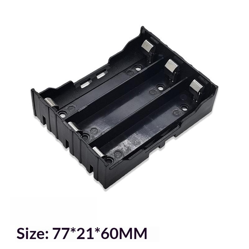 1Pcs 18650 Parallel Battery Box Shell 18650 Parallel 1/2/3/4 Slot Battery Holder Storage Box Case Diy Accessories