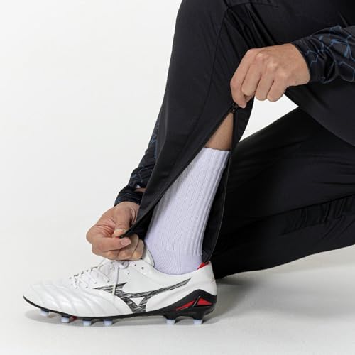 Mizuno Soccer Wear PRO Training Pants, Easy to Move in, P2MDC035, Unisex, Black, Size L