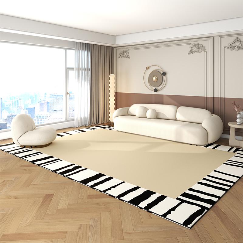 

Nordic Minimalist Carpets for Living Room PVC Wash-free Household Carpet Waterproof Non-slip Kitchen Rug Ins Style Balcony Mat 50x120cm 19.6x47.2in