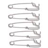 5PCS Long Line Clips Snap Swivel Sea Fishing Connectors Closed Eye Hanging Buckle Quick Pin Tool3.0cmx110MM