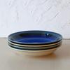 Curry Pasta Large Diameter 4 Pieces Dishwasher Made in Mino [Dolce duo] Plate, Plate, Plate, 22.3cm, (Boxed), Plate, Microwave, Safe, Japan, Ware,