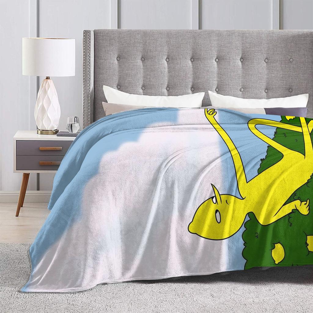 Super Soft BlanketsChildren Camping Lemongrab Unacceptable Bedding Throws  Flannel Bedspread For Bedroom Funny Sofa Bed Cover