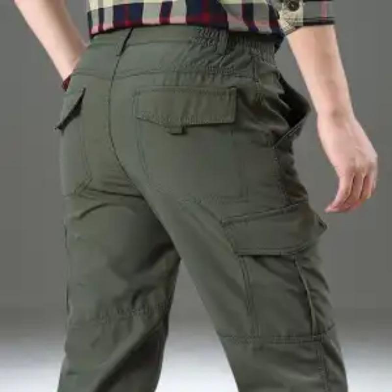 Pánské jarní a podzimní outdoorové turistické kalhoty Rychleschnoucí kombinézy Rovné volné kalhoty