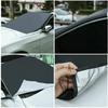 Magnetic Car Sun Shade Cover with Flap and Safety Strap Car Front Windshield Snow Protective Cover
