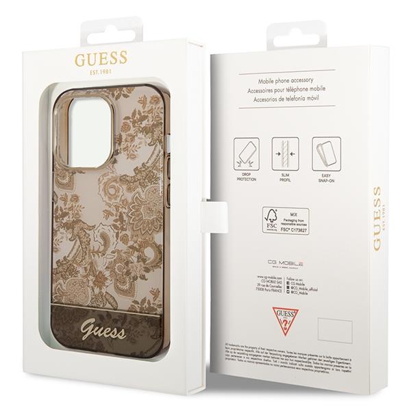 Guess Guhcp14Lhgplhc Iphone 14 Pro 6,1 Ochre Hardcase Porcelain Collection
