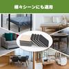 COVERCORNER Furniture Sliders, Pack of 8, 89mm Side Length, Furniture Moving Pads, Scratch Prevention and Soundproofing, 8 Felt Sliders, Floor Protect