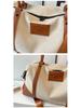 Damen Canvas-Tragetasche mit großem Fassungsvermögen für Reisen & Fitness