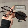 Myopia Glasses For Women Men Fashion Oval Frame Color Changing Minus Eyeglasses Finished Photochromic Near Sight Sunglasses