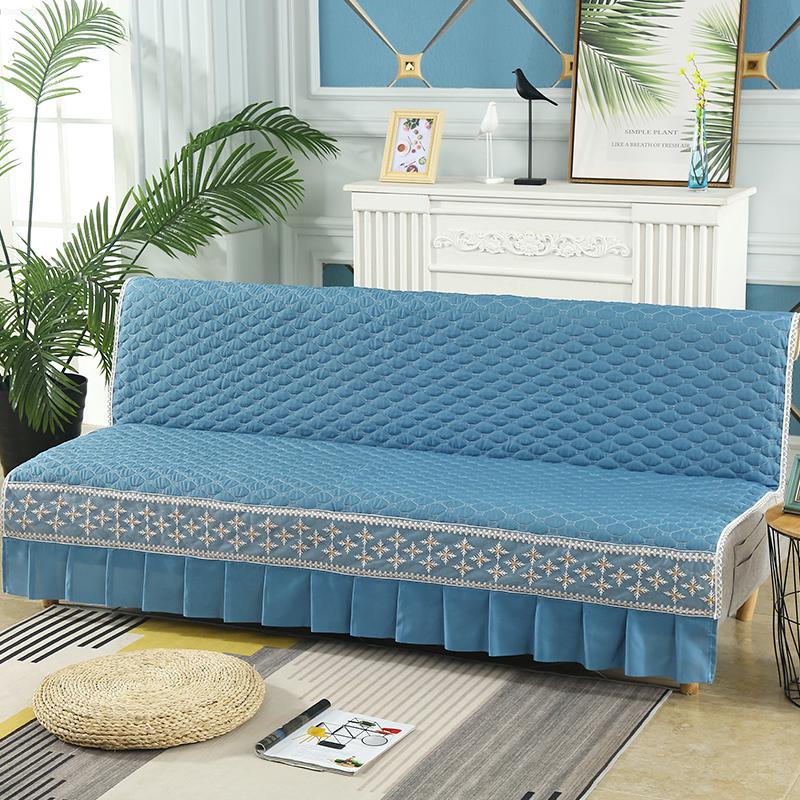 Universal Stretch  Sofa Bed Cover Couch Covers Armless Sofa Cover Washable  Elastic Folding Furniture Sofa Bed Covers