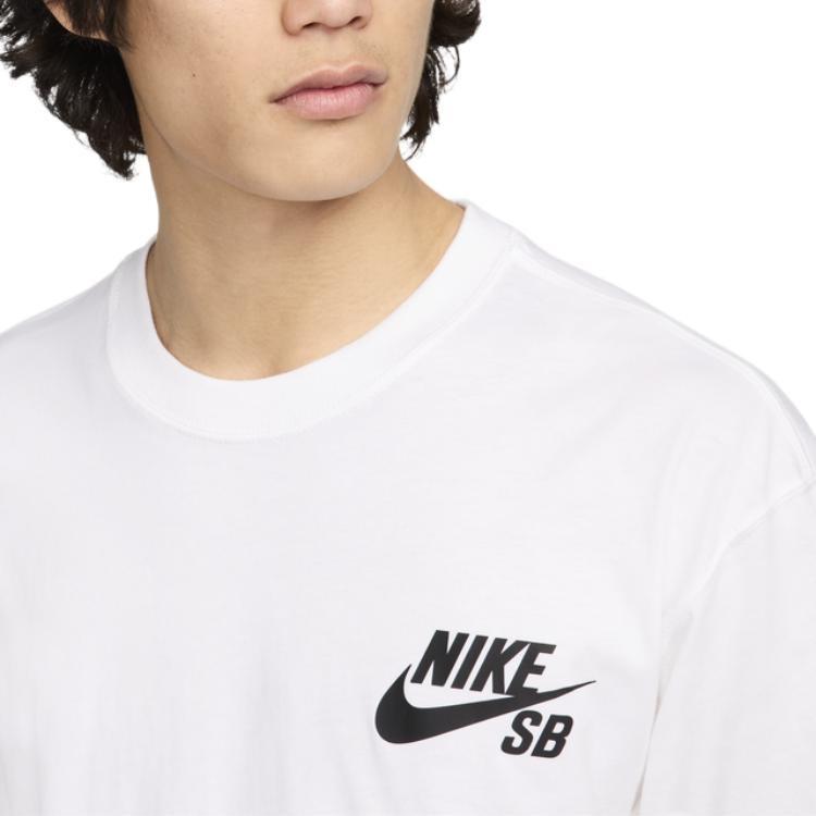 Nike SB Logo T-Shirt Asia Sizing 'White' Men's DC7818-100