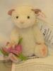 Steiff World Limited Mo Holding a 5 Joints 2017 Edition "Lizzie Mo " White Daffodil