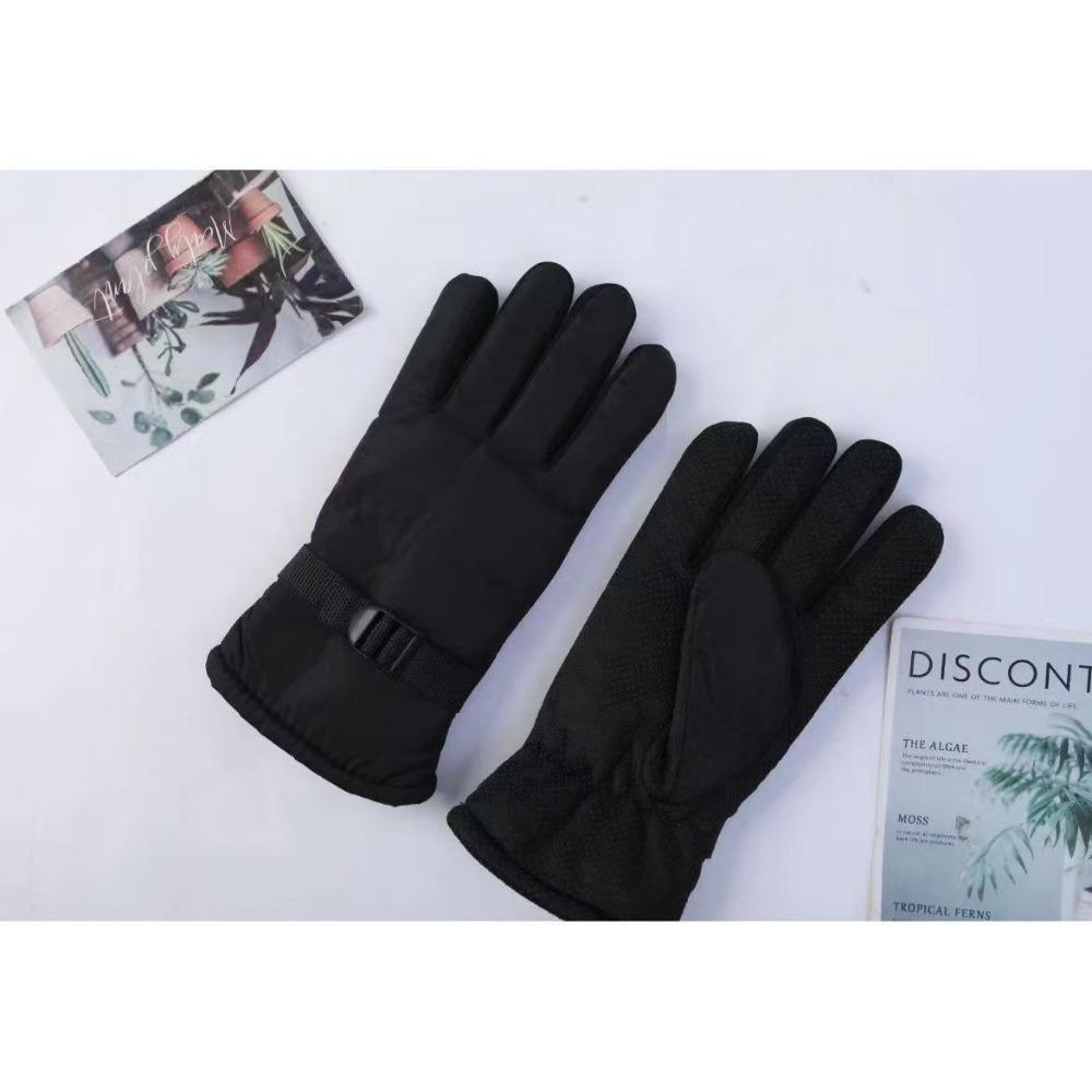 Ski gloves women's winter outdoor riding gloves electric vehicle velvet play snow touch screen thick cotton warm winter cold