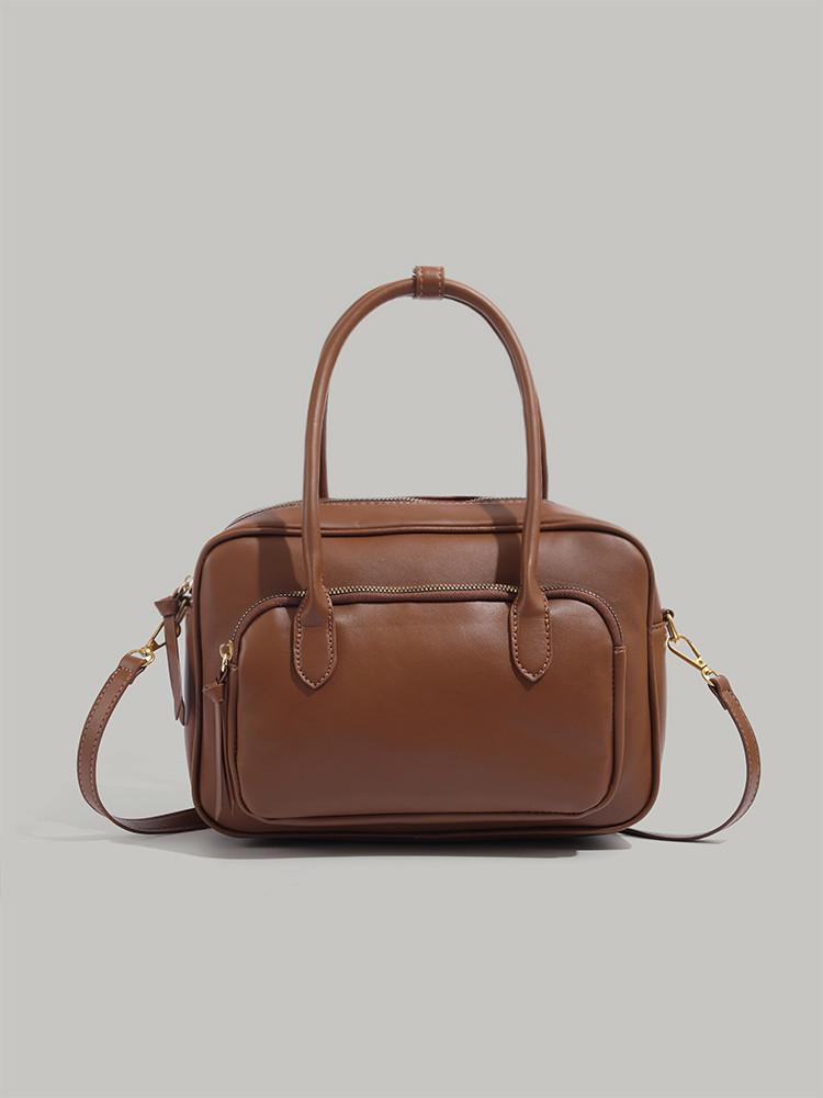 Bag woman 2025 autumn and winter new retro style handbag to work small bag commuting out one shoulder oblique span bag tide