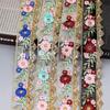 1 Yards Lace Ribbon Embroidery Floral Handmade Diy Materials