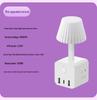 Cubo de Luz de Noite Multicolor Inteligente Ativado por Voz