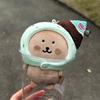 Self-Deprecating Bear Head Cover Accessories 10Cm Cotton Doll Accories Creative Funny Cute Toy