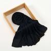 Fashion Chain Modal Jersey Hijab Scarf For Women Muslim Hijab Stretch Shawl Plain Muslim Headband Solid Color Long Muffler