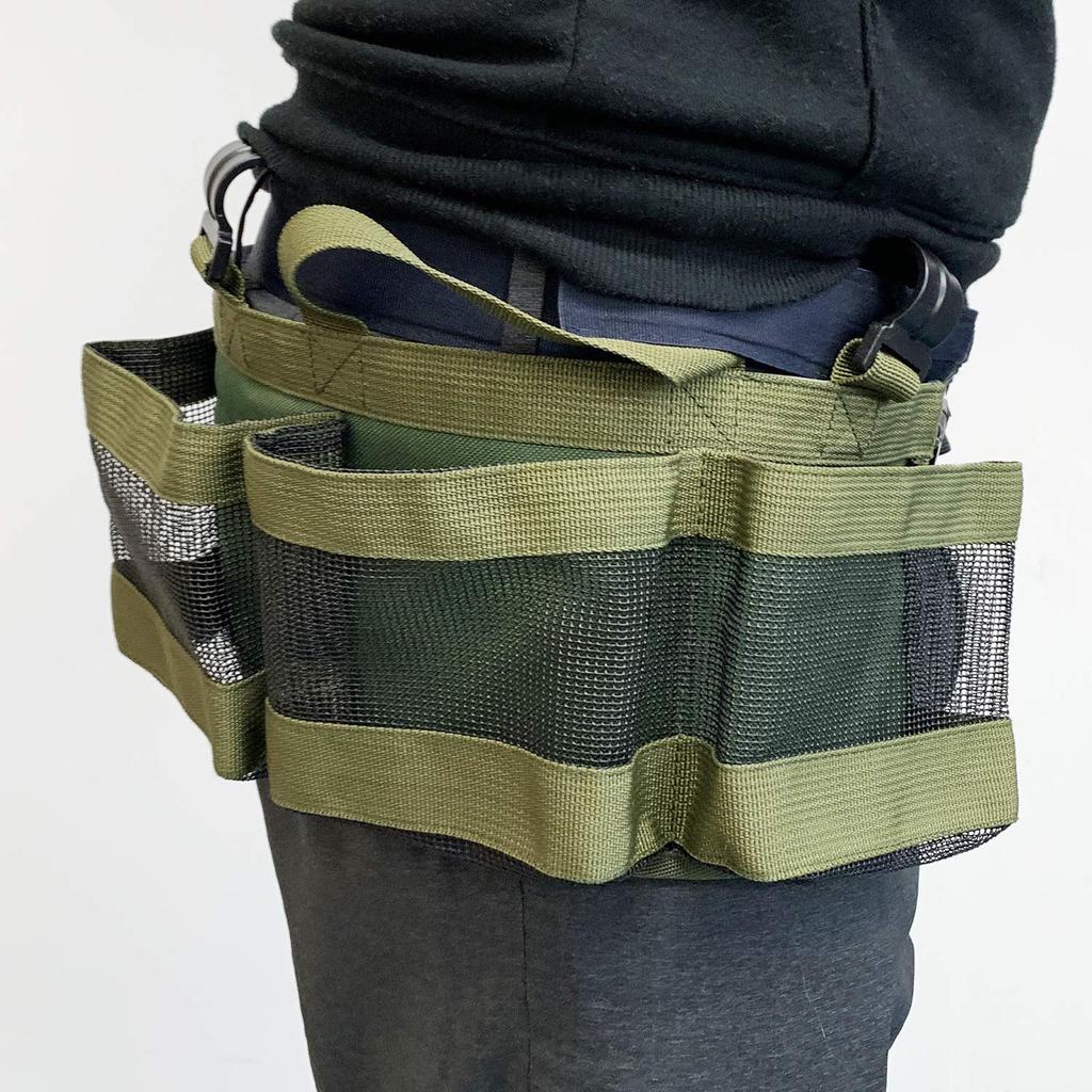 SEIWA Car Wash Tool Storage Bucket Pocket Belt IMP066 Convenient Gardening Car Supplies Khaki, &