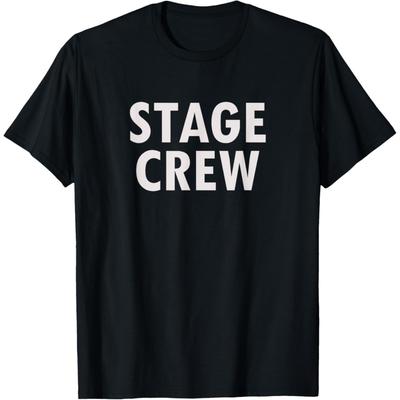 Camiseta Gráfica da Equipe de Palco _ Camiseta Geek de Teatro Presente