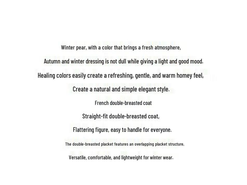 ELLASSAY Women's Double-Sided Wool Blend Coat