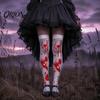 Reusable Party Props for Halloween Horror Gloves, Creepy Red Hand Cosplay Prop Party, Festive Atmosphere Decorations Spooky Costume Accessory Haunted