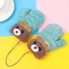 New Hot Baby Newborn Boys Girls Kids Gloves Thick Warm Knitted Mittens Cute Cartoon