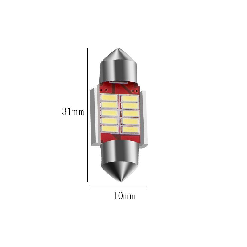 1X 4014 SMD LED C5W C10W Car Reading Light Auto Festoon Interior Dome Lamp Bulb 31mm 36mm 39mm 41mm