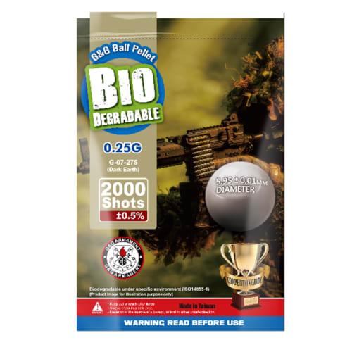 

G&G ARMAMENT Bio BBs, 0.25g (Dark Earth) 2000R, G-07-275