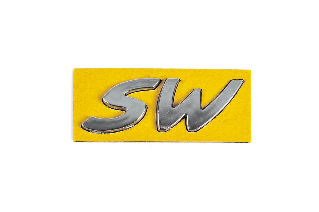 

Надпись SW (64мм на 21мм) для Peugeot 407