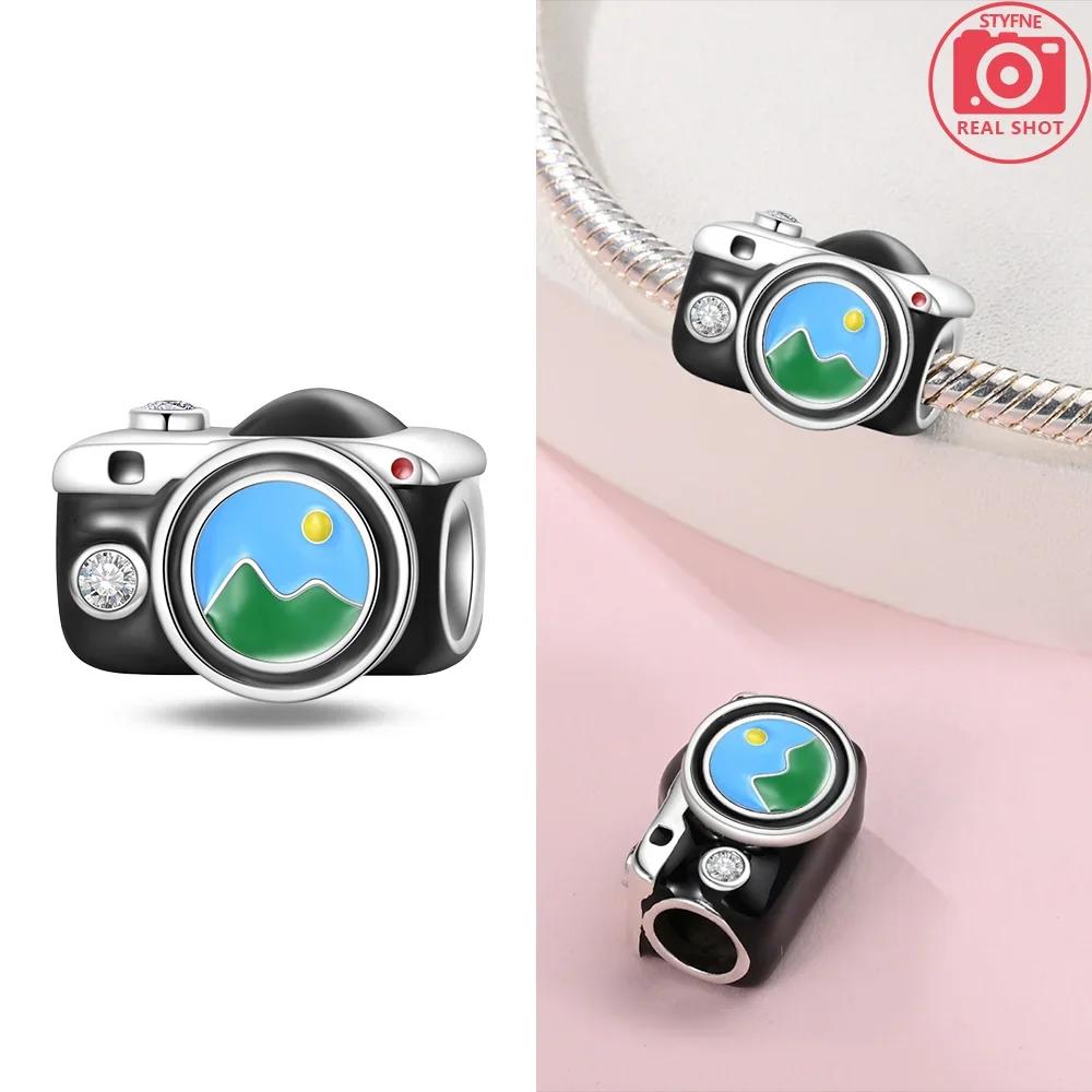 

Медный Пивной Стакан Футбольный Кокосовые Шлепанцы Камеры Шармы Бусины Подходят к Оригинальным Браслетам Ожерельям Diy Тонкие Ювелирные Изделия Подарок