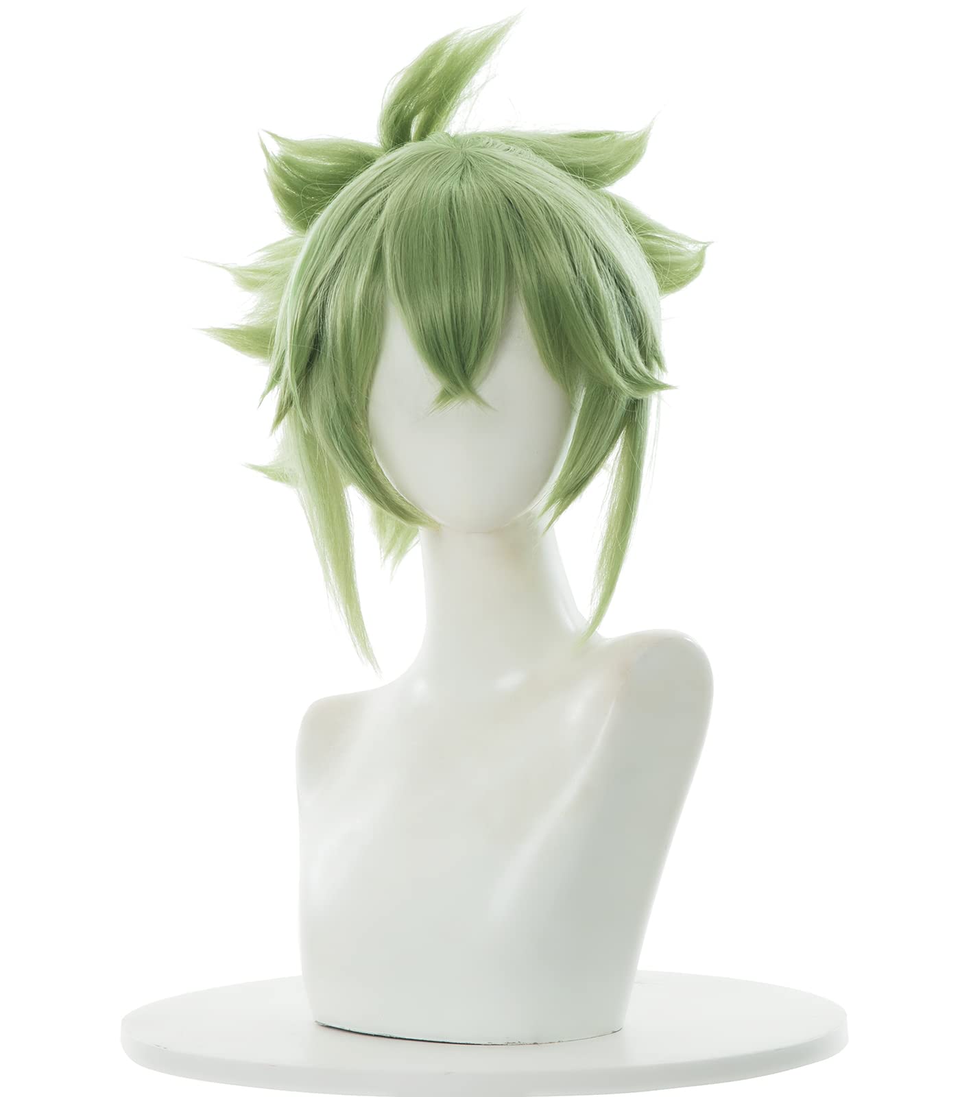 

NOKIJP Genshin Impact Lightning-like Kuki Shinobu Cosplay Wig, Smooth and Easy to Style, Heat-Resistant Wig (Kuki Shinobu, Wig)