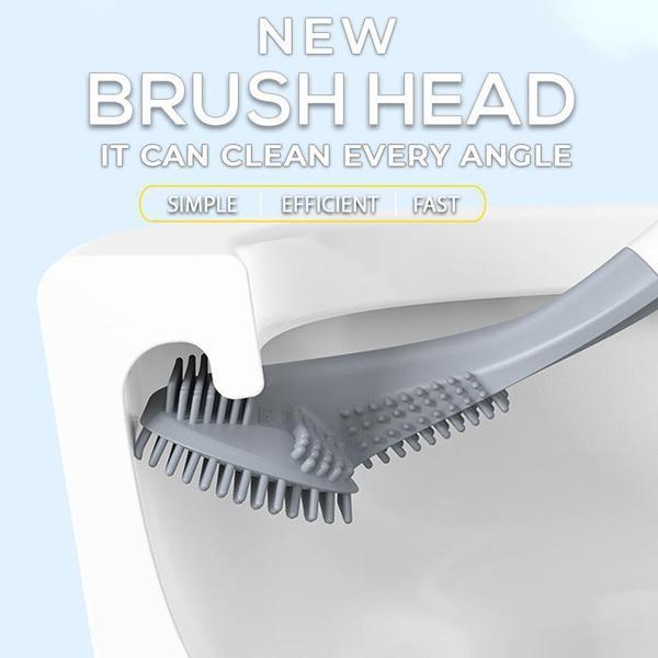 Creative Golf Brush Head Toilet Brush Wall-mounted Toilet Brush Without Dead Corners Bendable Household Toilet Cleaning Tool
