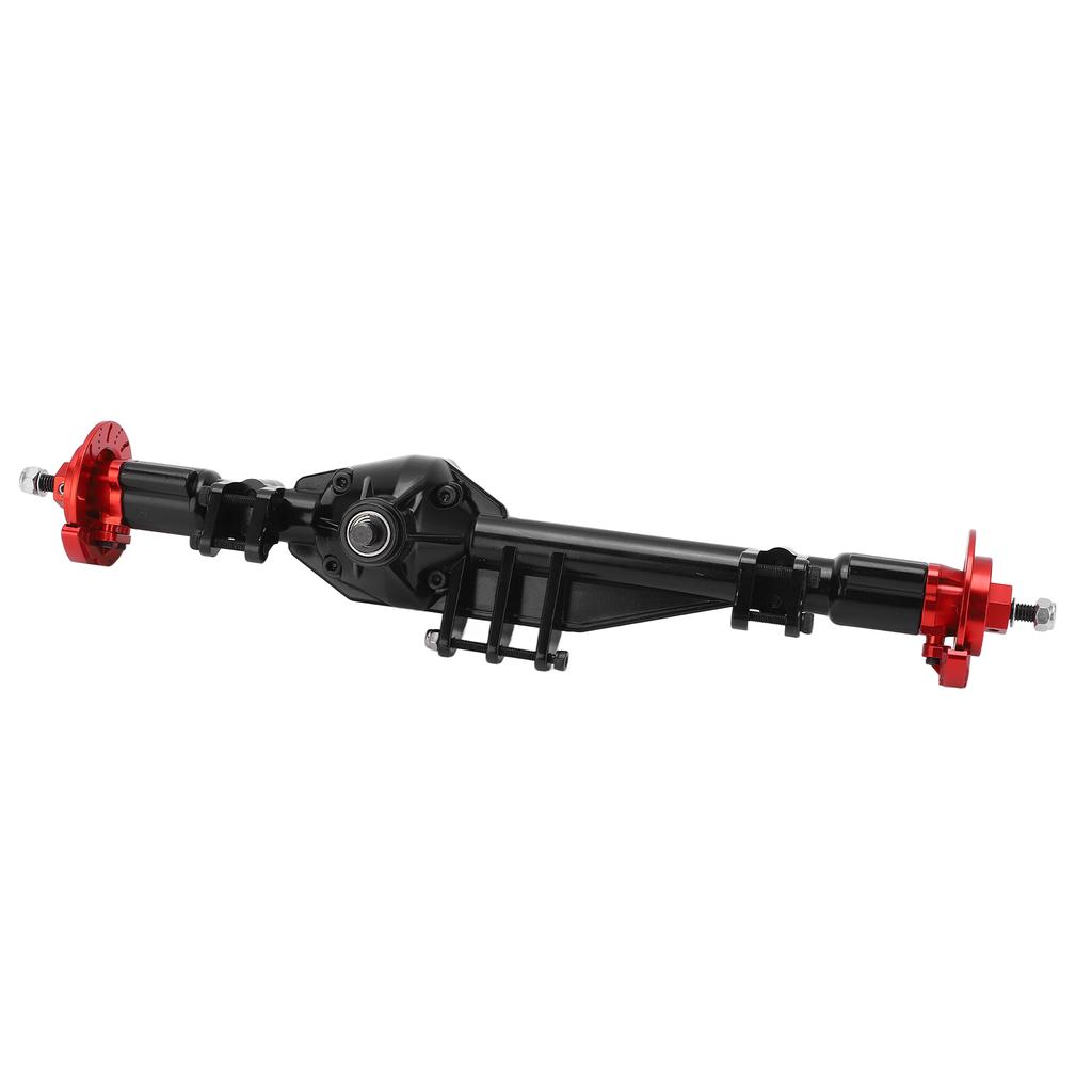 RC Metal Rear Axle Assembly for AXIAL RBX10 Ryft 110 RC Car Upgrade Parts Accessories(Black Red )