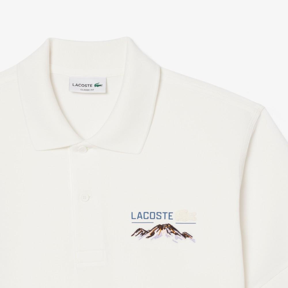 Lacoste Men's Mountain Graphic Short-Sleeve Polo Shirt PH5821-55N70V