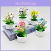 Butterfly Orchid Artificial Flower Potted Decoration For Home And Wedding