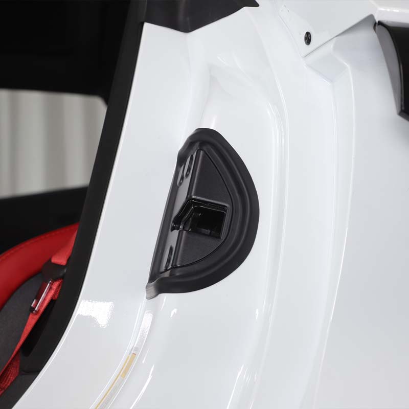 For Chevrolet Corvette C8 2020-2026 Matter Black Car Inner Door Lock Cover Buckle Protection Trim Decorative Accessories