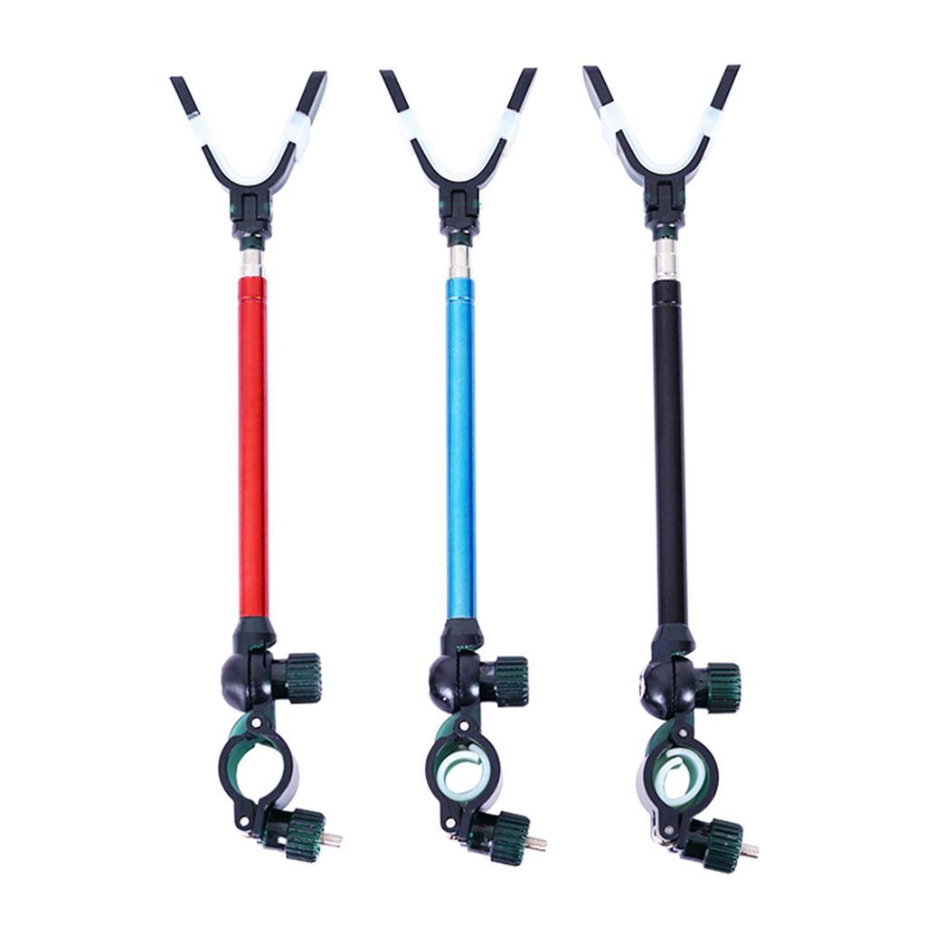 Stainless Steel Telescoping Fishing Rod Hand Rod Holder Stand Bracket Adjustable Fishing Rod Support Fishing Rod Rack