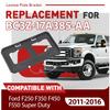 Front License Plate Bracket Holder Compatible with 2011-2016 Ford F250 F350 F450 F550 Super Duty Replacement for BC3Z-17A385-AA FO1068131 Bumper
