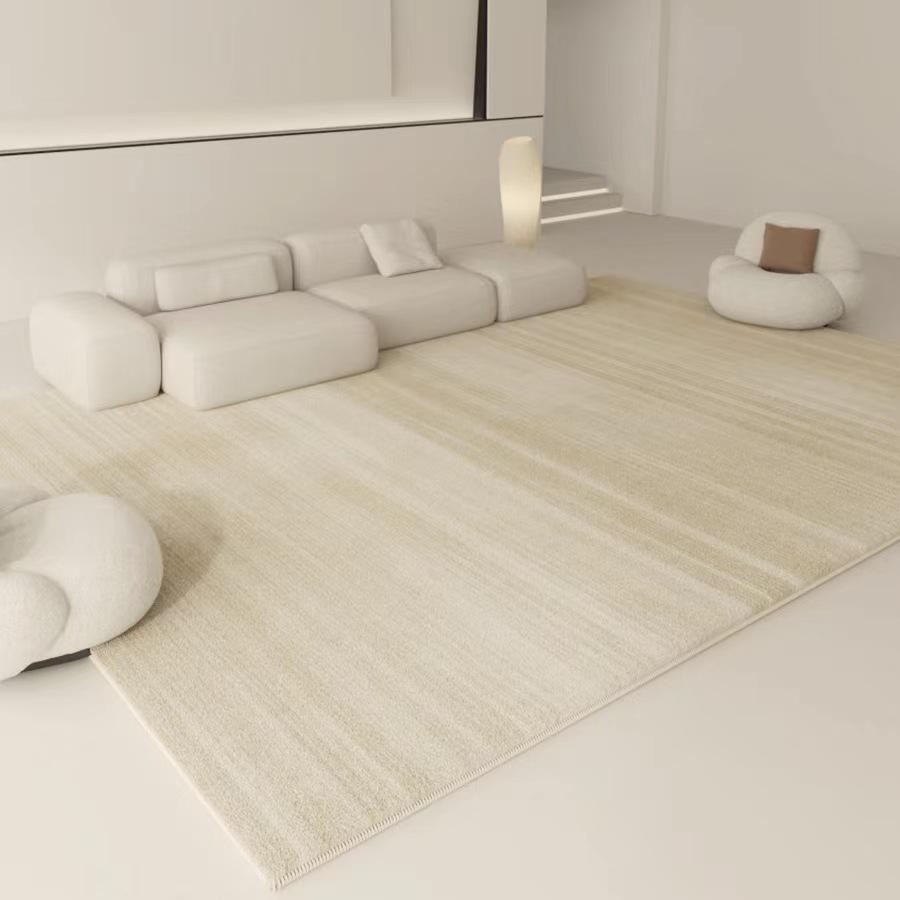 Minimalist Faux Cashmere Living Room Carpet Bedside Rug Sofa Coffee Table Rug Drift Window Bedroom Non-Slip Rugs