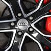 For Audi A4 4Pcs Car Wheel Hub Caps Auto Emblem Tyre Center Covers Accessories For Audi A1 A2 A3 A4 A5 A6 A7 A8 S Quyttro Sline RS Q2 Q3 TT