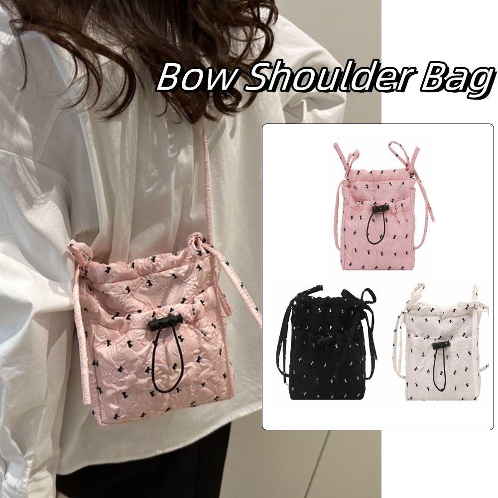 Coin Pouch Women Crossbody Bag Versatile Mobile Phone Pack Casual Bow Shoulder Bag Daily