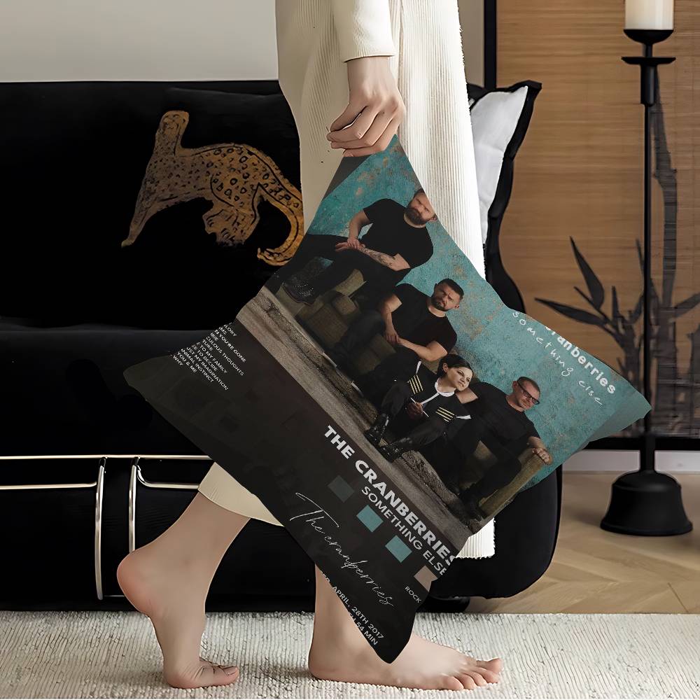 Poszewka na poduszkę z motywem zespołu The Cranberries Personalizowana poszewka na poduszkę do pokoju dziecięcego Dekoracja na dziką imprezę Poszewka na poduszkę Prezent na urodziny dziecka Baby Shower