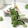 Funny Tongue-Out Lizard Plush Keychain – Cute Backpack Ornament & Phone Charm