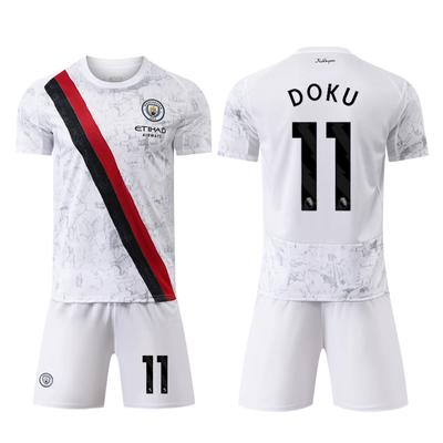 2025 Manchester City Home Football Jerseys White #11