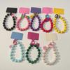 Cute Colorful Love Heart Bead Phone Chain Pendant Charm Strap Cord For Phone Bag Universal Hanging Rope