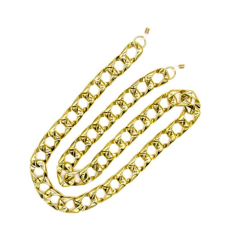 

Acrylic Gold Glasses Chain Sunglasses Accessories Hanging Neck Glasses Rope Mask Chain Glasses Strap Eyewear Chain