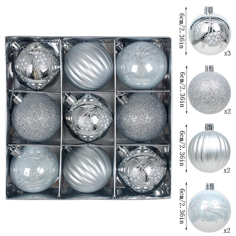 Xiyin Multicolor Christmas Tree & Window Hanging Ball Set